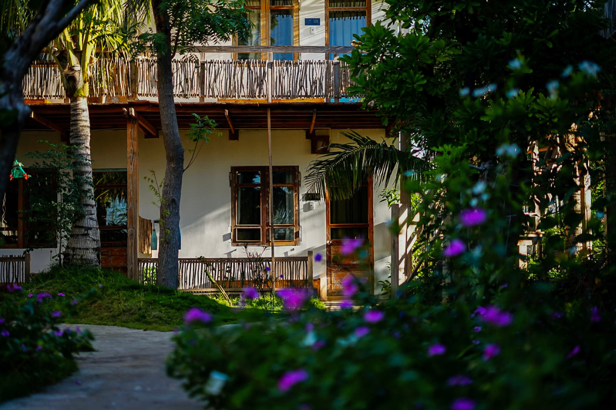 Unique lodge nestled in a fishing village