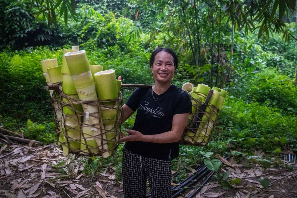Lam Thuong in summer with Tay people