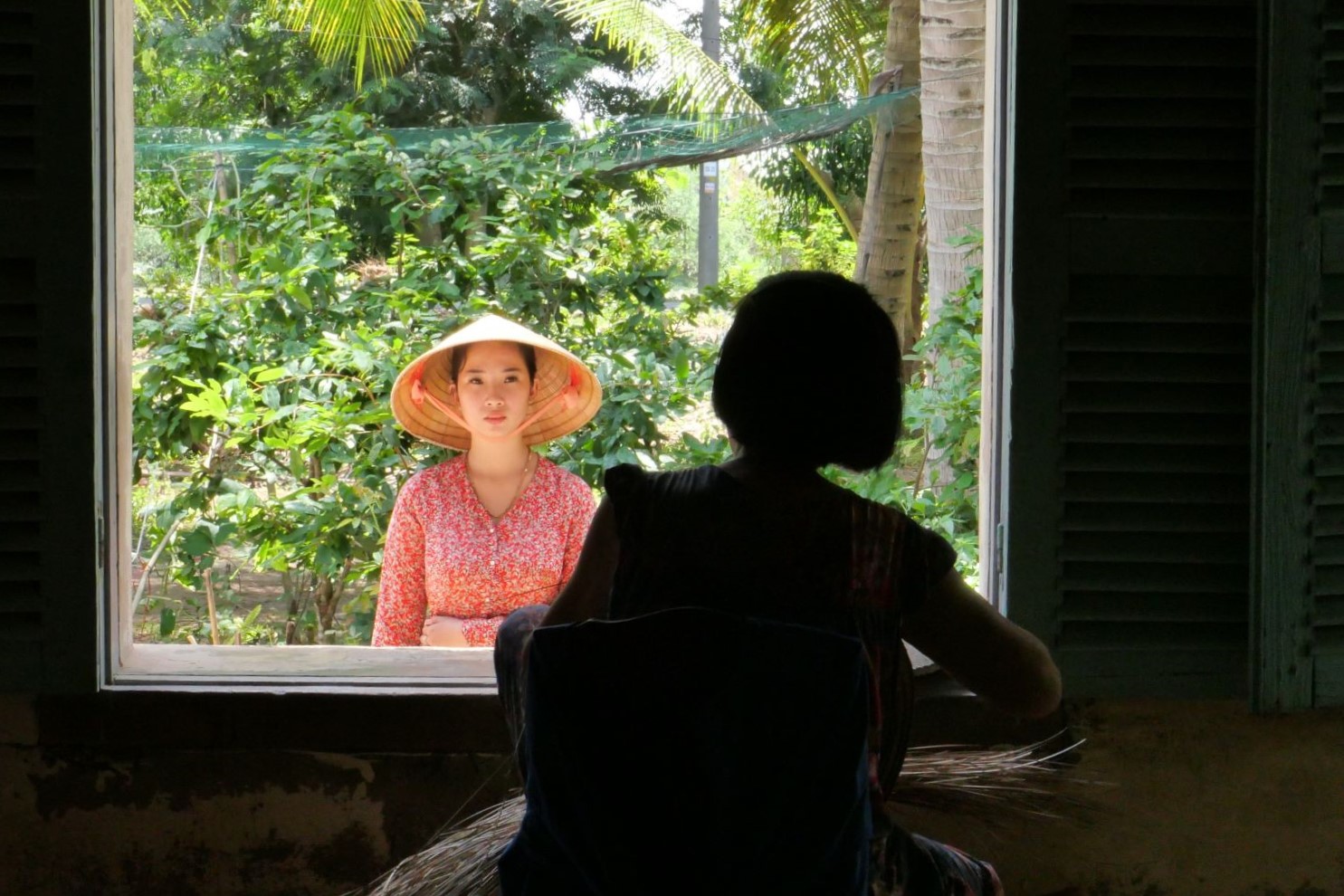 Meeting locals in Mekong Delta