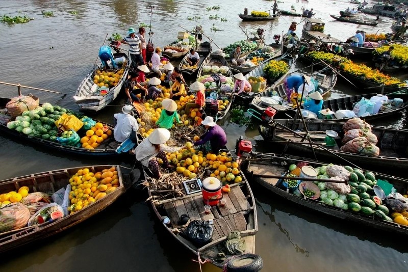 Mekong floating market
