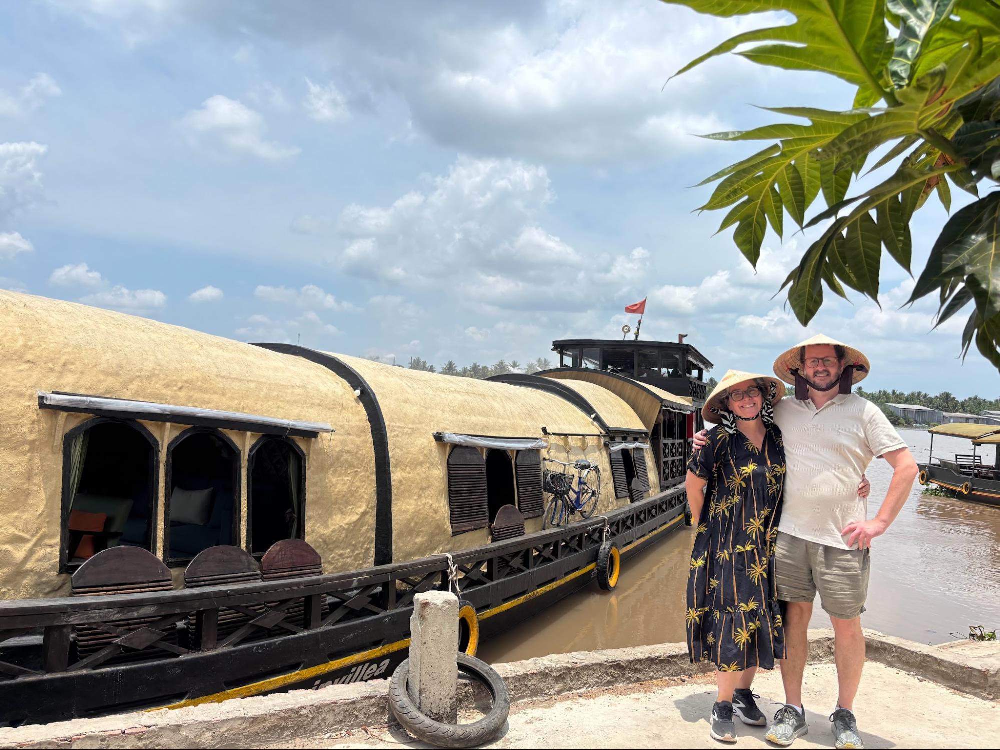 cruise on private sampan mekong delta