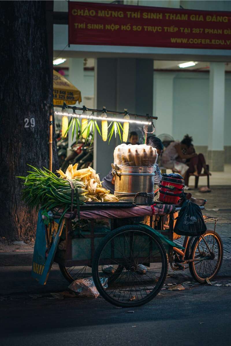 Night time in Ho Chi Minh city