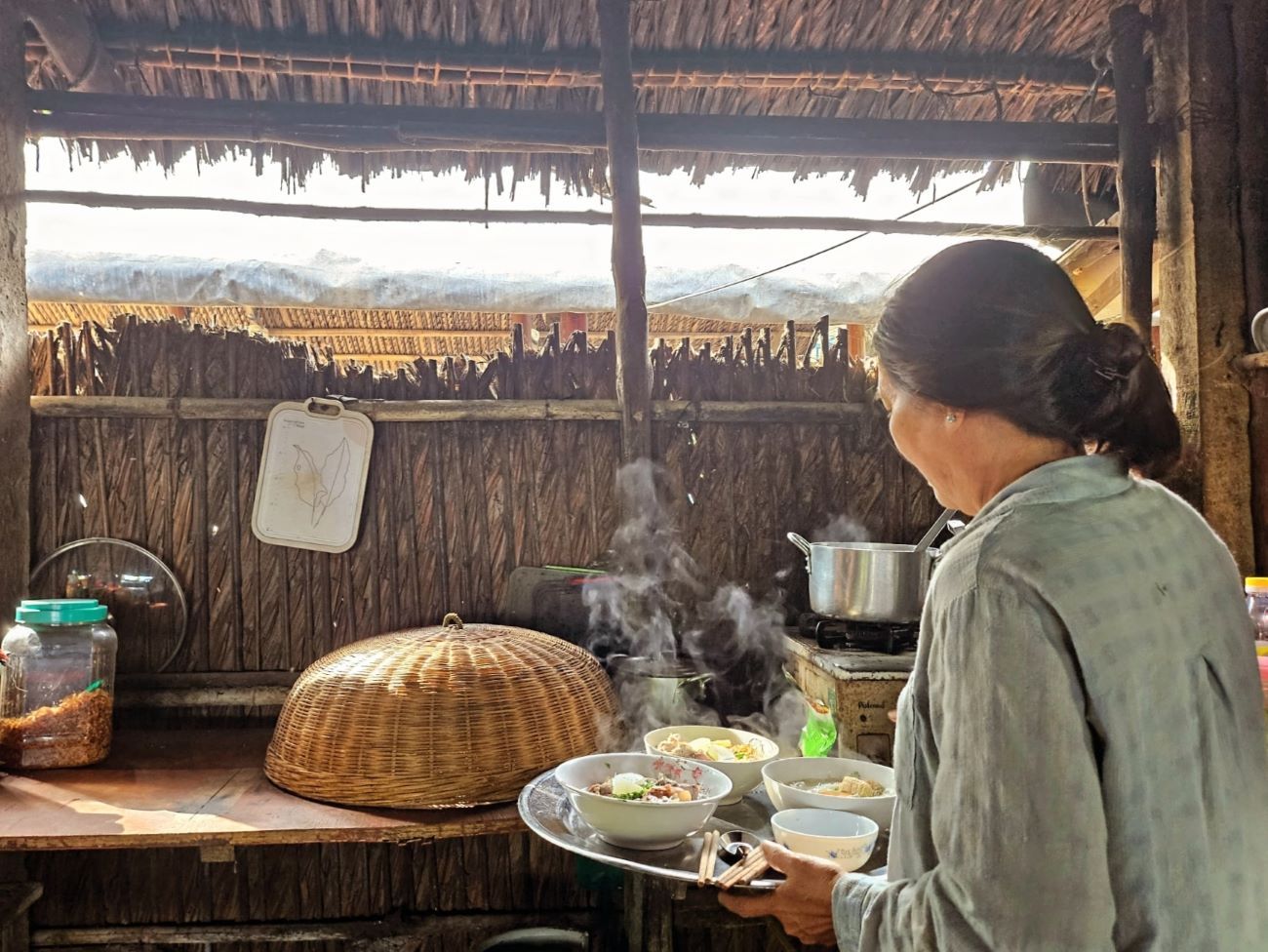 Homecook meal in Thieng Lieng island